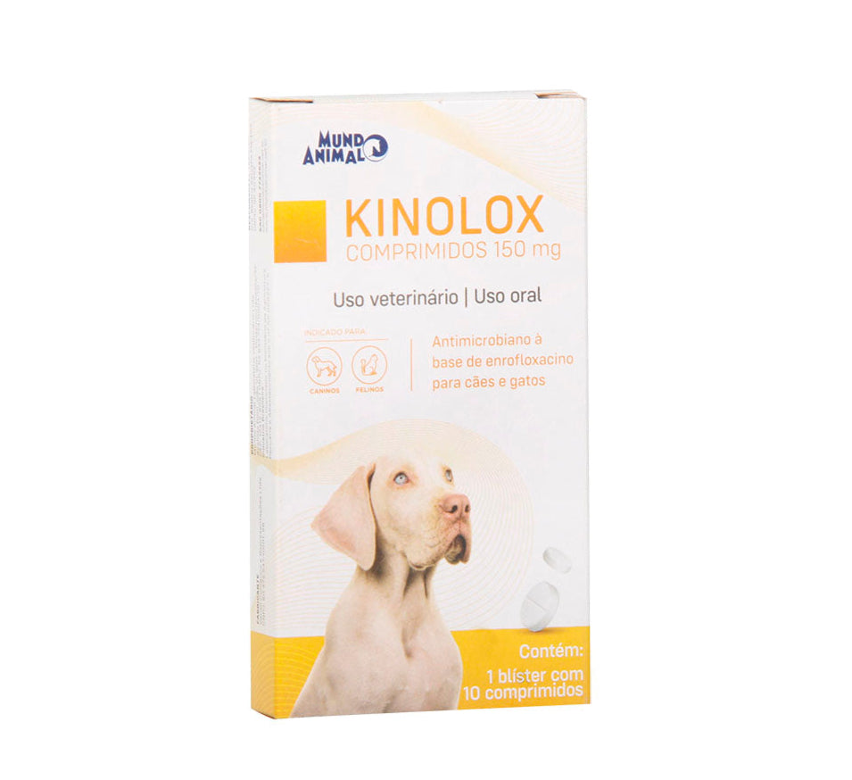 Antibiótico Kinolox 50mg 10 comprimidos