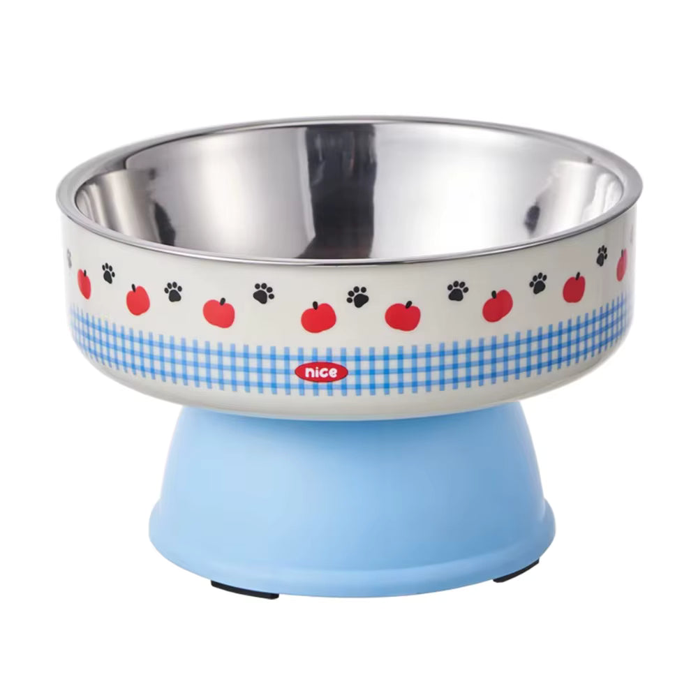 Comedouro Elevado para Cães e Gatos Cute Inox