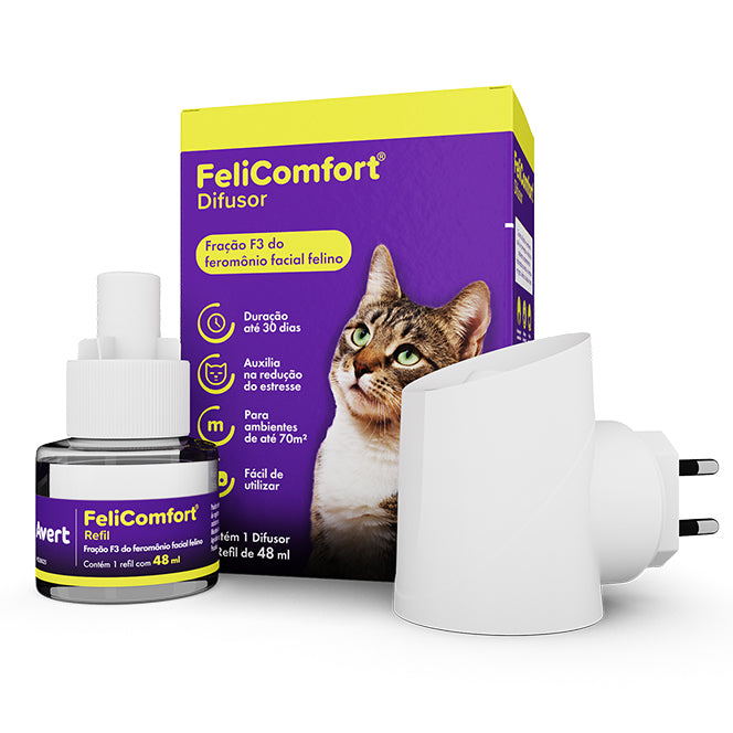 Difusor + Refil Educador para Gatos FeliComfort Avert 48ml