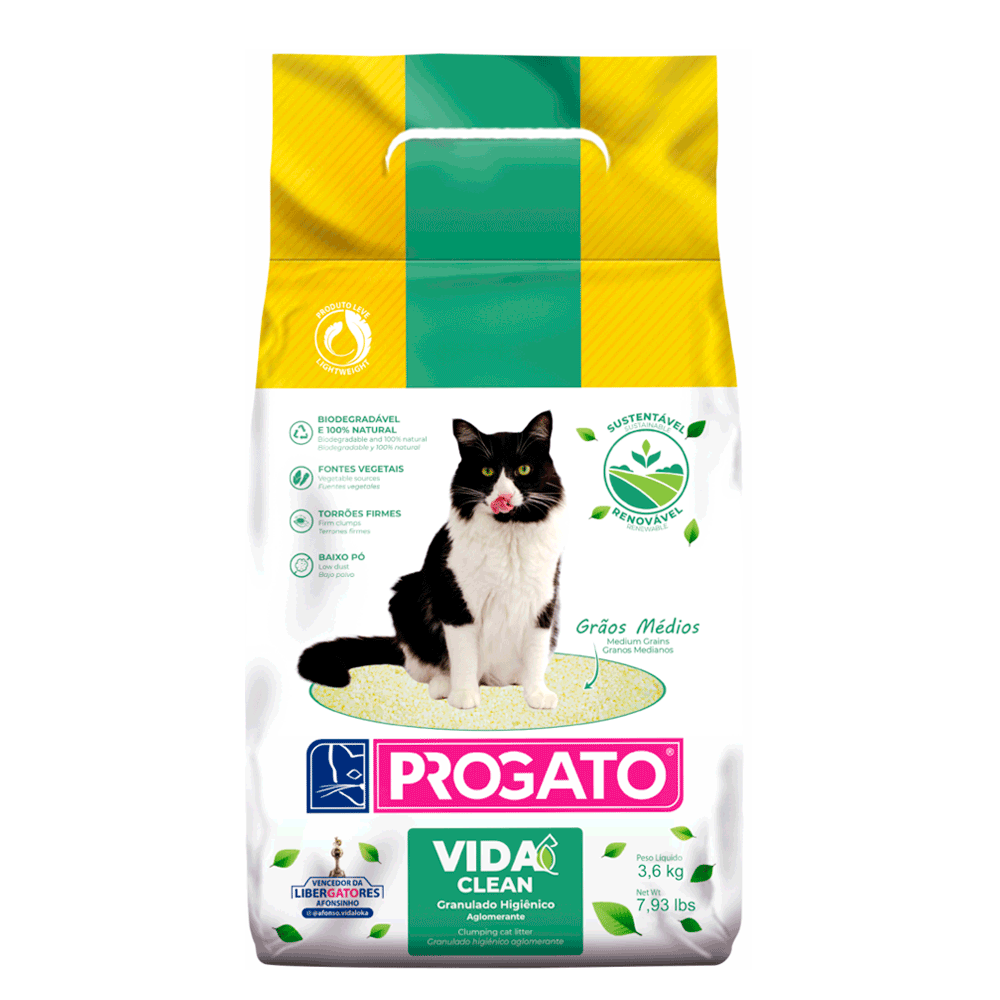 Granulado Higiênico Progato Vida Clean 3,6kg