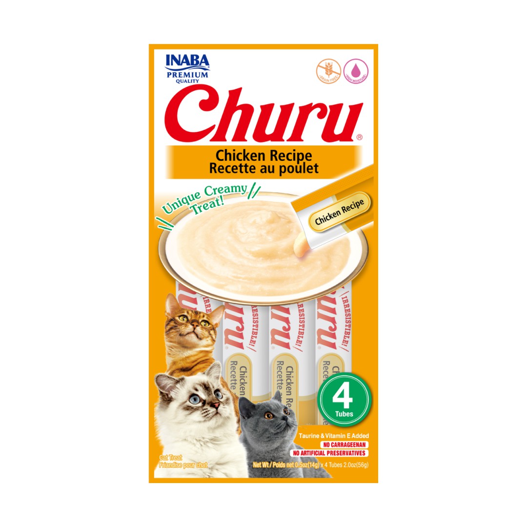 Petisco Inaba Churu Galinha 4 tubos