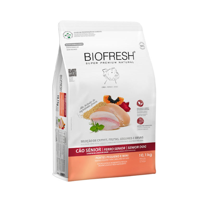 Ração Biofresh Cães Sênior Raças Pequenas e Mini 10,1kg