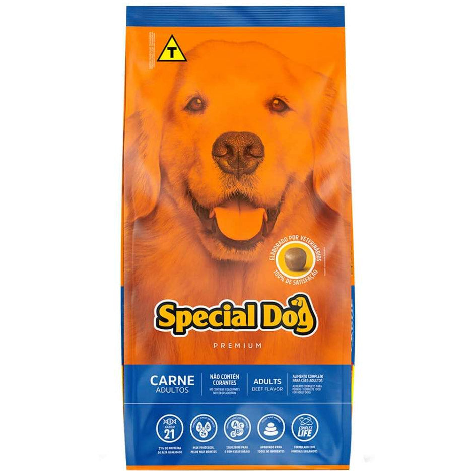 Ração Special Dog Premium Carne Cães Adultos 20kg