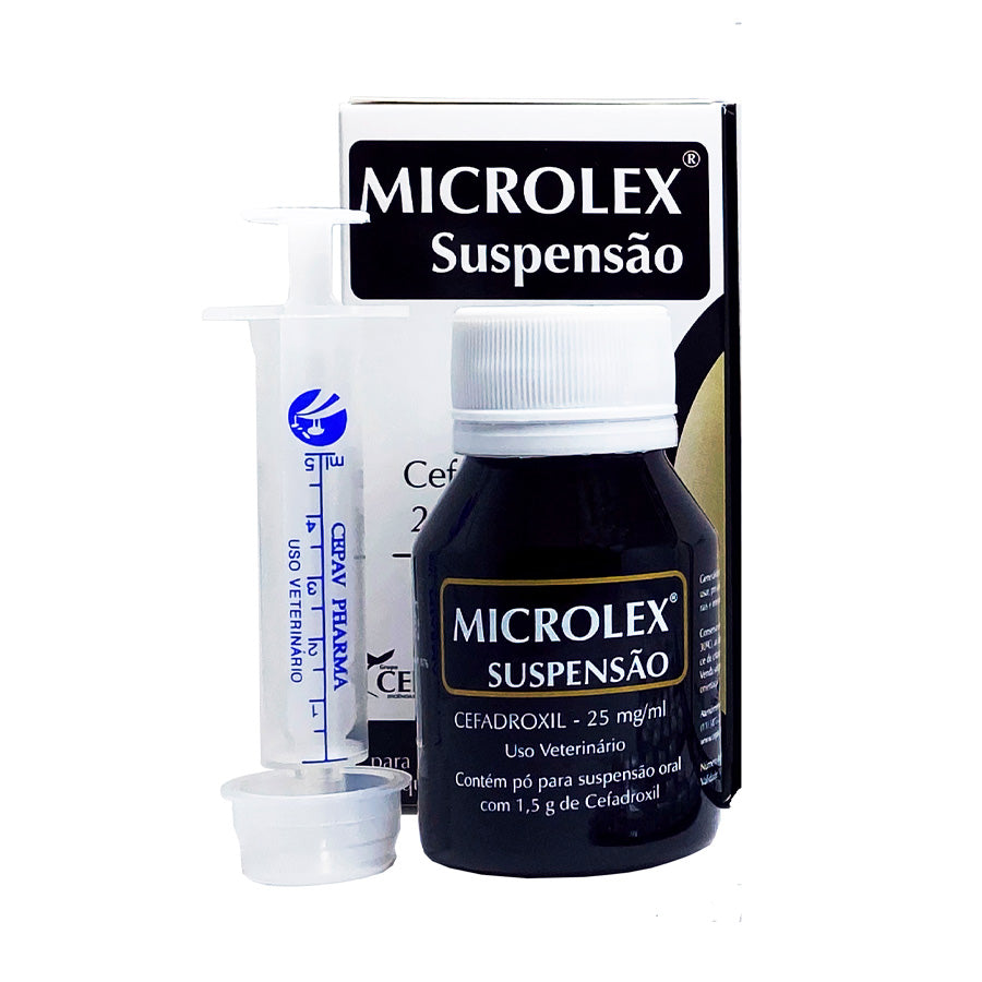 Antibiótico para Cães e Gatos Microlex Suspensão
