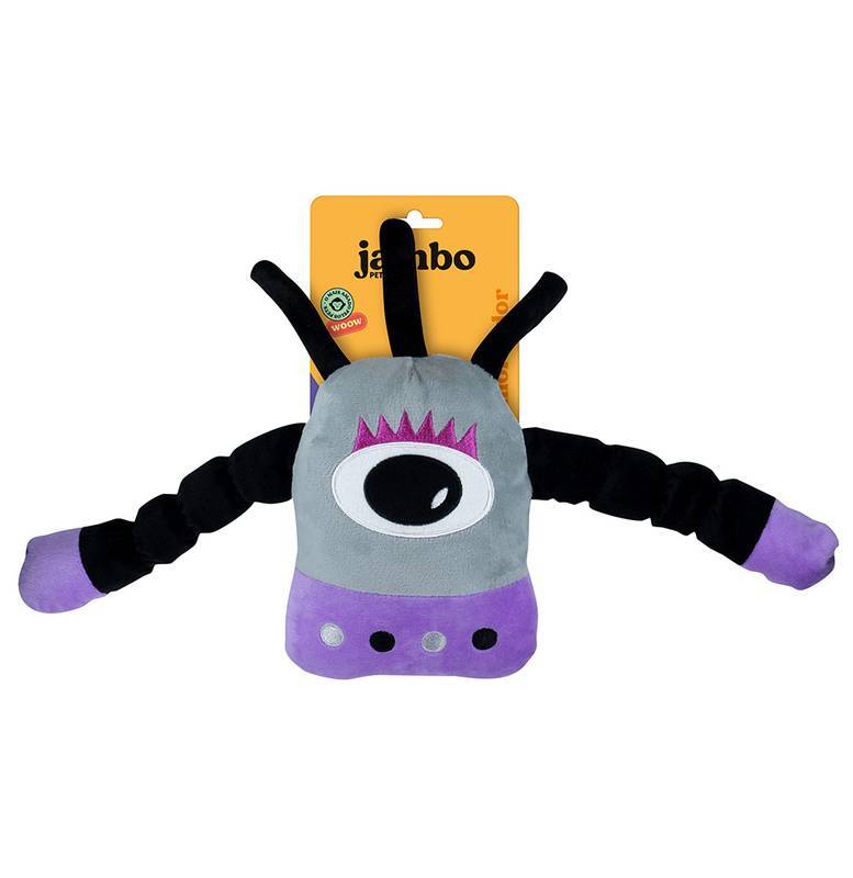 Brinquedo Jambo Mordedor Pelúcia Astro Monstro Lilás