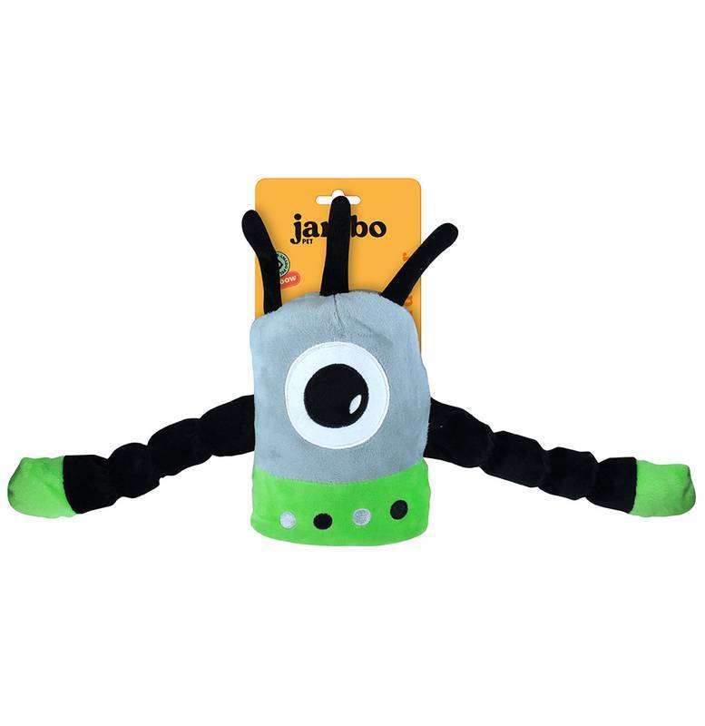 Brinquedo Jambo Mordedor Pelúcia Astro Monstro Verde
