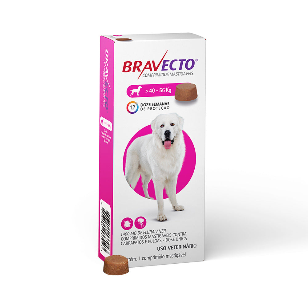 Antipulgas Bravecto Transdermal Cães 40 até 56kg