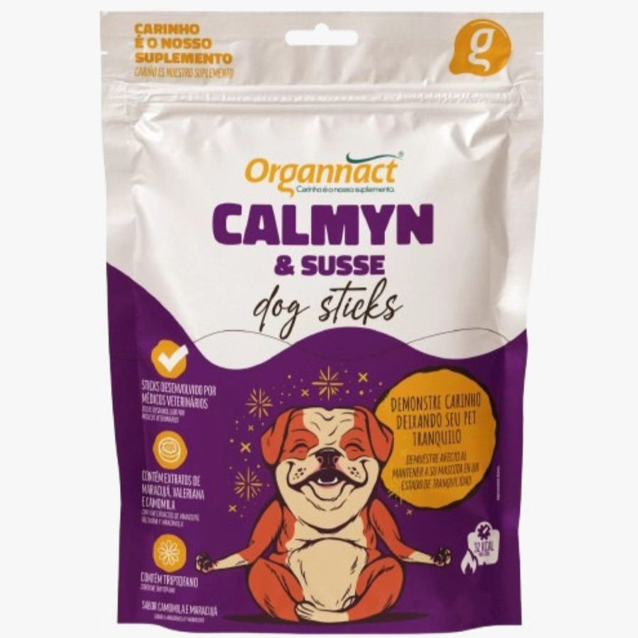 Suplemento para Cachorro Organnact Calmyn & Susse Dog Sticks 160g