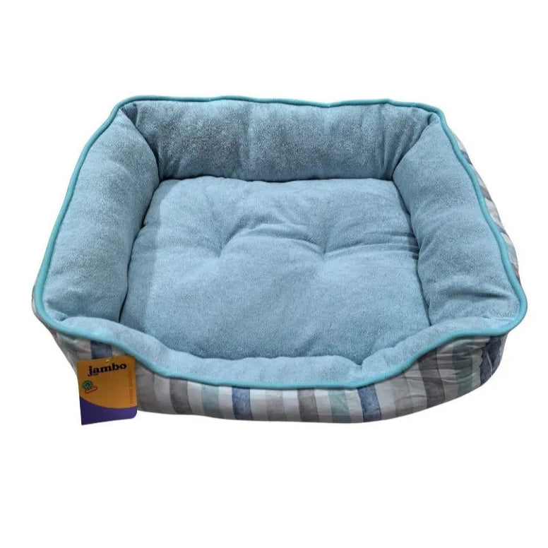 Cama para Cachorro Jambo Listrada Quadrada Média
