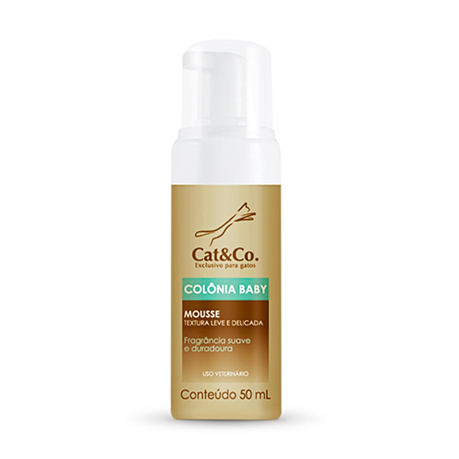 Colônia para Gatos Cat&Co Baby Mousse 50ml