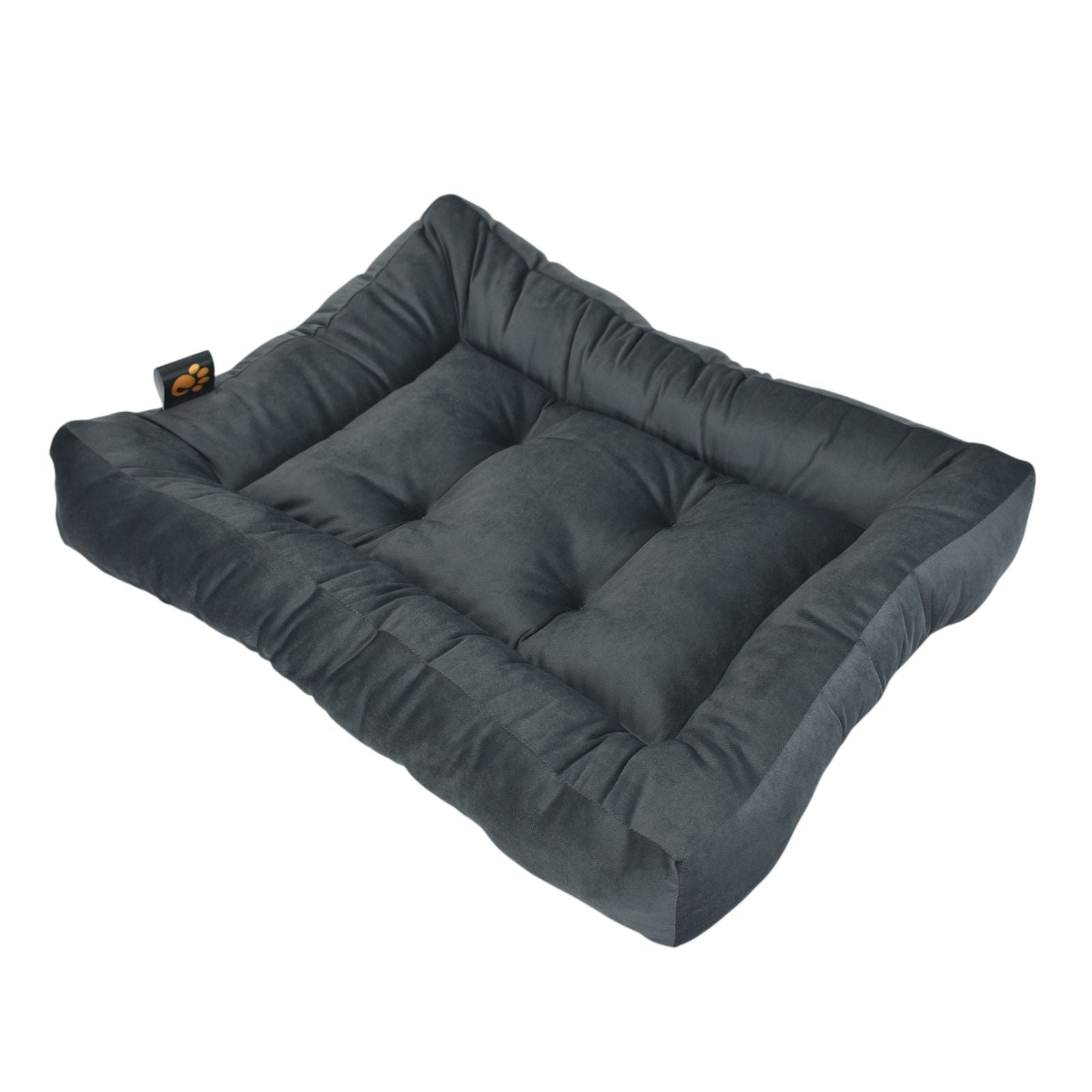 Cama para Cachorro Ferpa Pets Colchonete Quadrado Cinza M