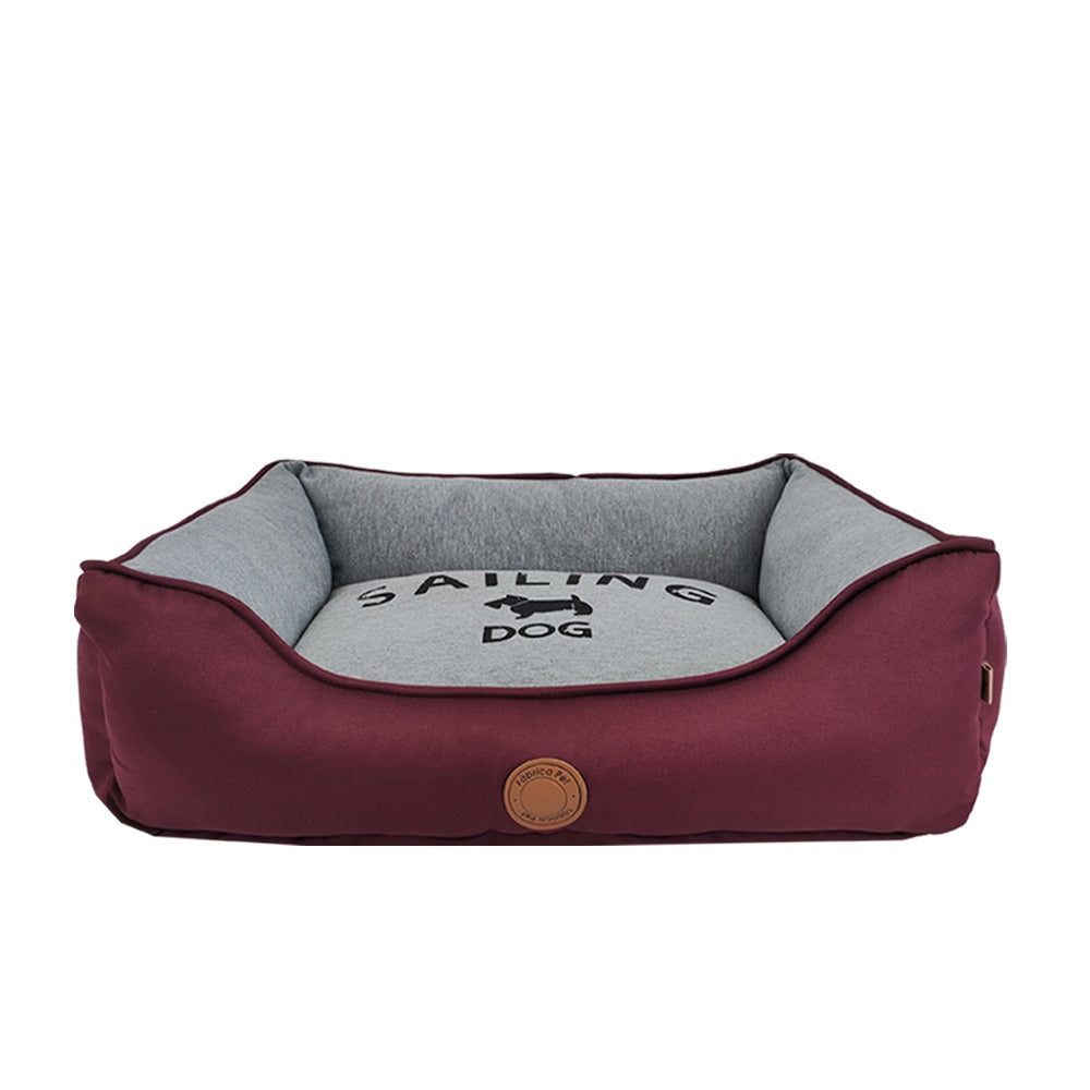 Cama Fábrica Pet London Vinho M