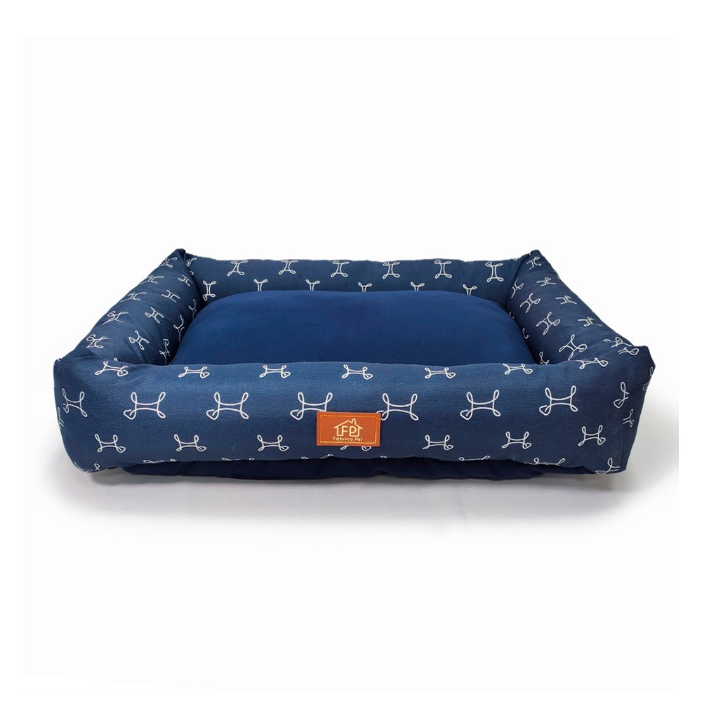 Cama Retangular Fábrica Pet Carmel Azul M