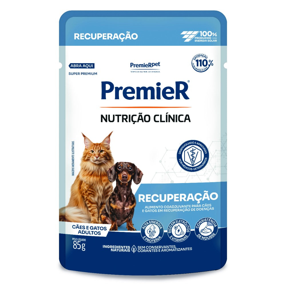 Alimento Úmido PremieR Nutrição Clínica para Cães e Gatos em Recuperação 85g