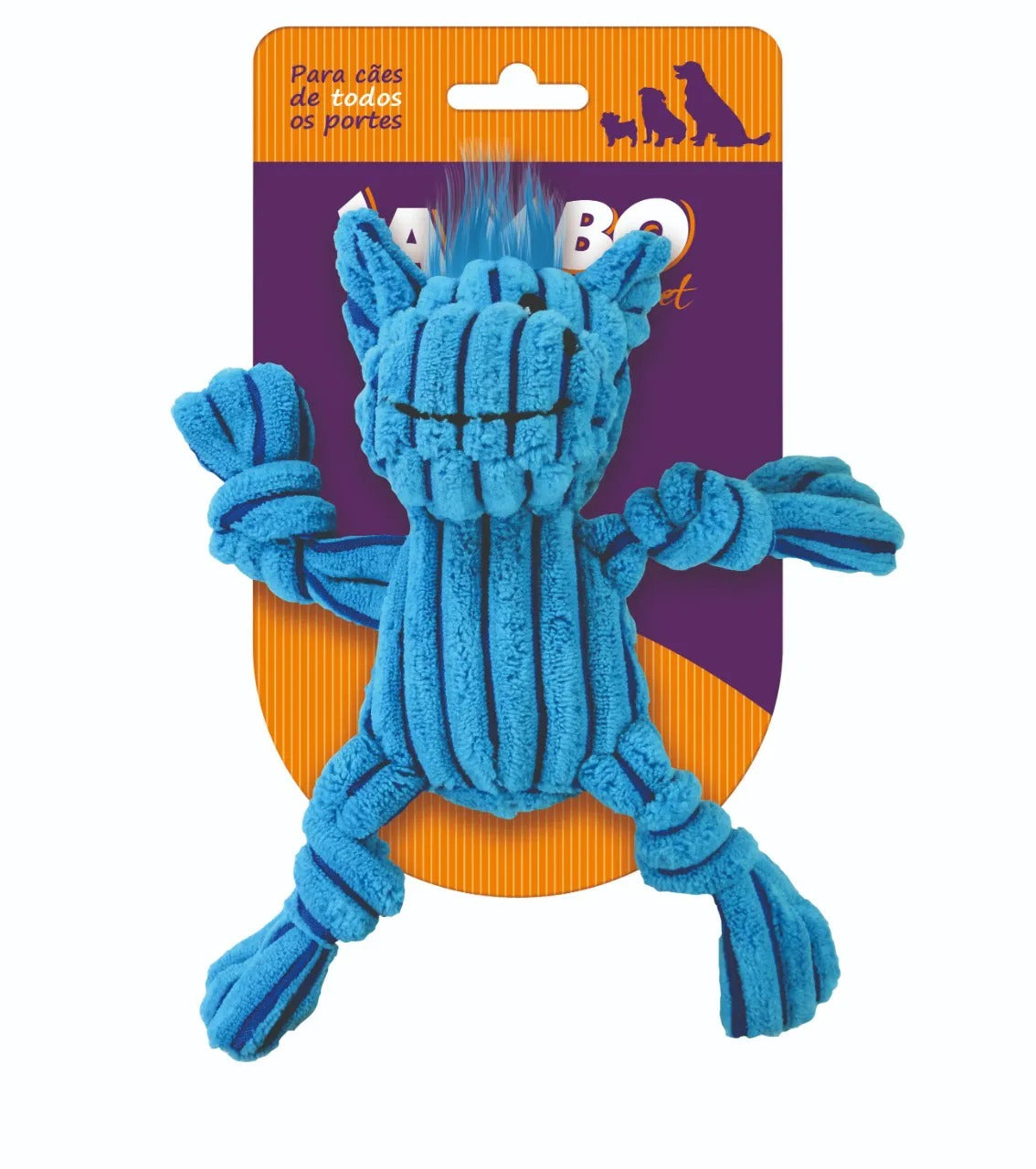 Brinquedo Jambo Mordedor Pelúcia Mini Knot Hippo