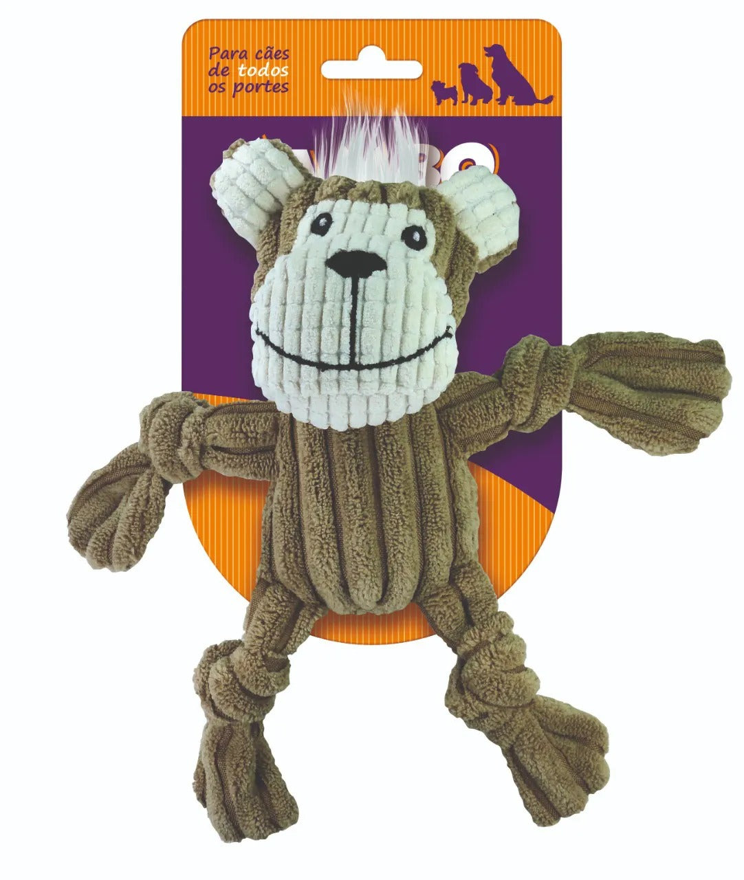 Brinquedo Jambo Mordedor Pelúcia Mini Knot Monkey