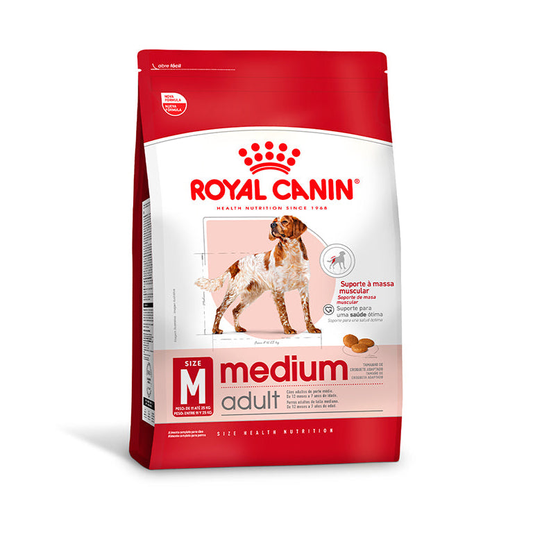Ração Royal Canin Medium Adult 7+ para Cães Adultos Porte Médio 7+ 12kg