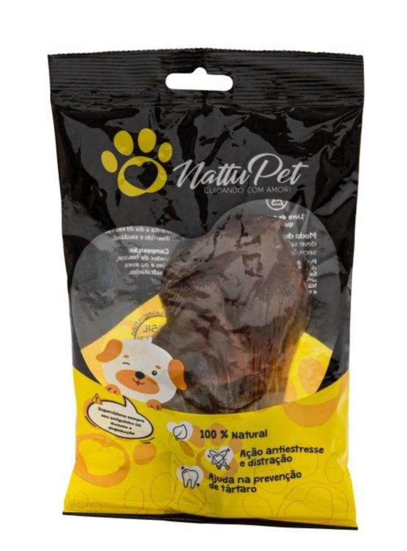 Petisco Nattupet Focinho Suíno 1 unidade