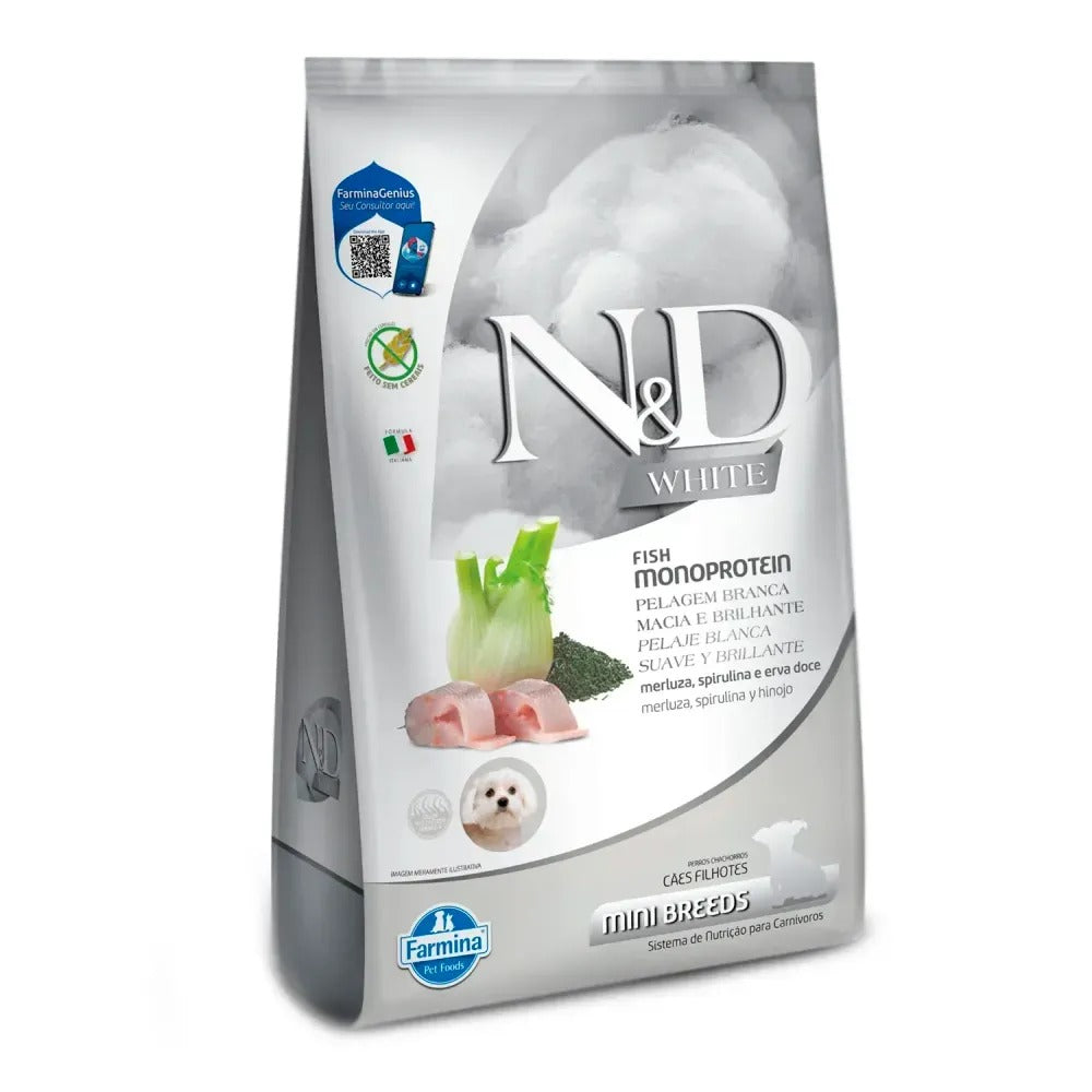 Ração N&D White Cães Filhotes Mini 1,5kg