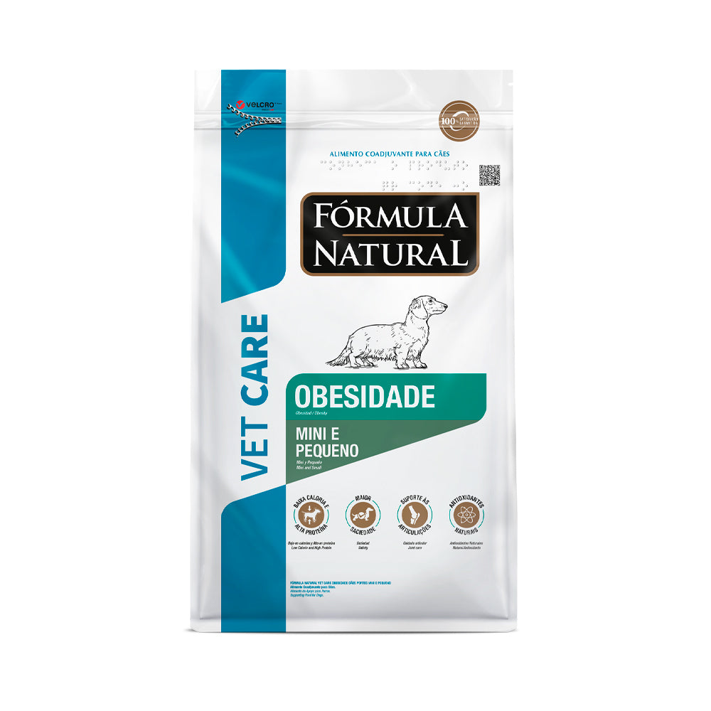 Ração Fórmula Natural Vet Care Obesidade Cães Mini e Pequeno 2kg