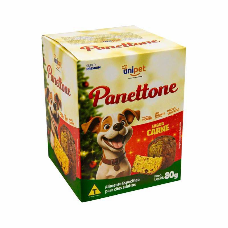 Panettone Unipet Carne 80g