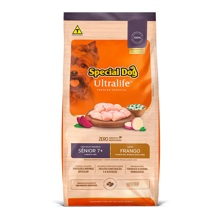 Ração Special Dog Ultralife Cães Sênior Raças Pequenas 15kg
