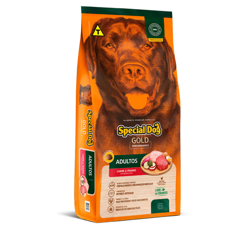 Ração Special Dog Gold Premium Especial Frango e Carne Cães Adultos 15kg