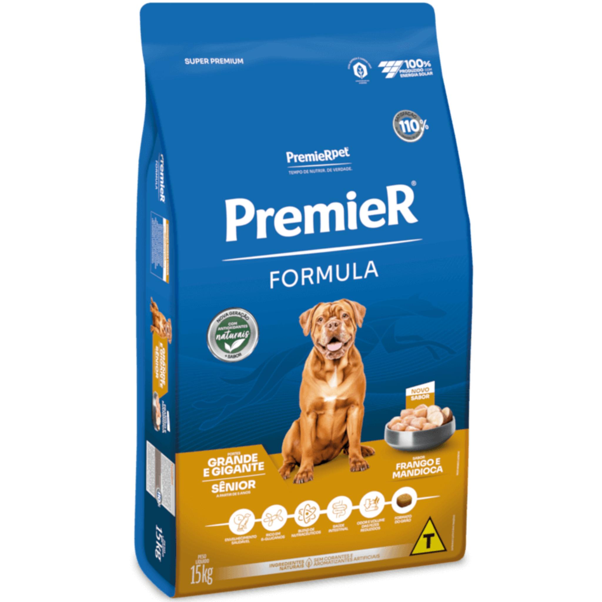Ração Premier Fórmula Cão Sênior Raças Grandes e Gigantes 15kg