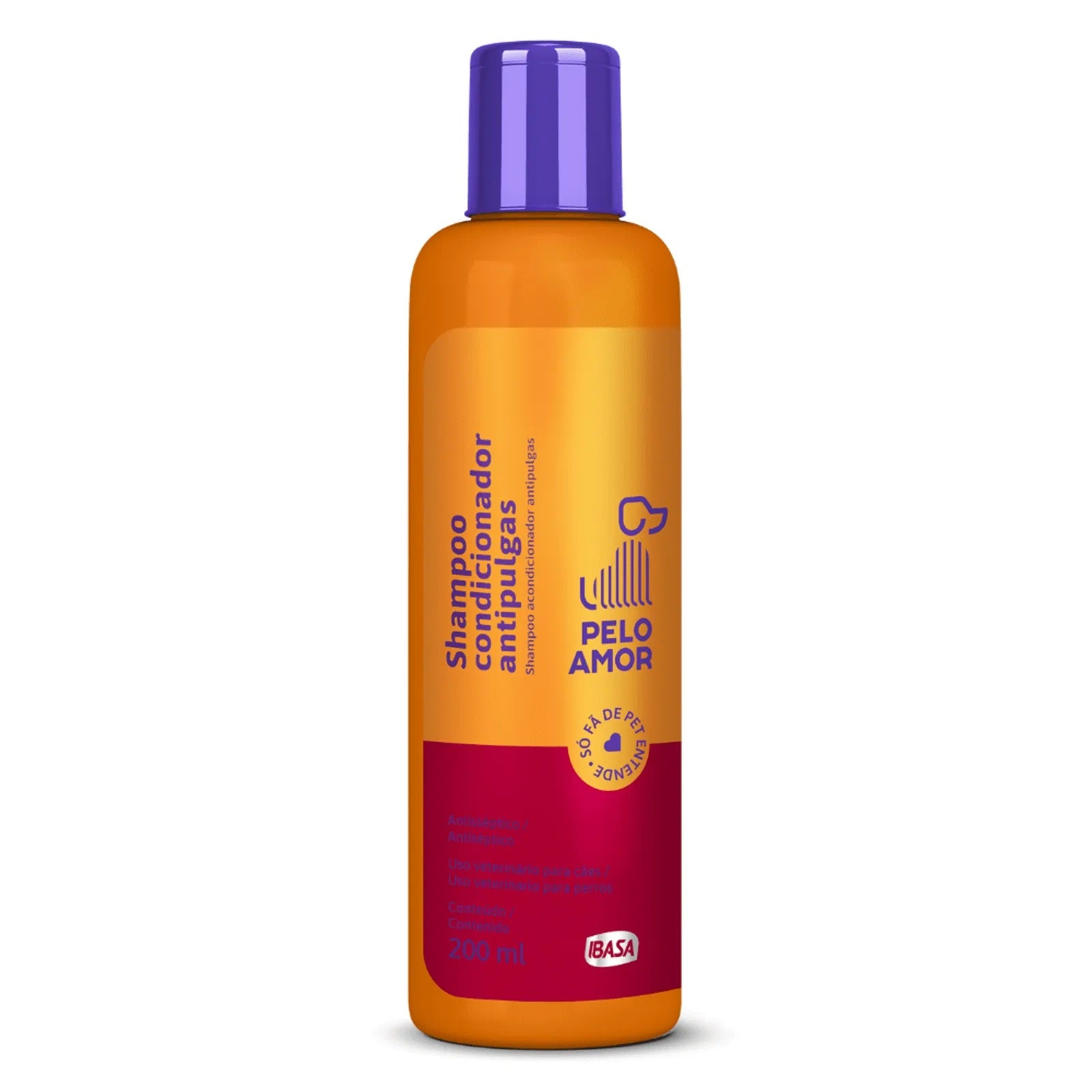 Shampoo Antipulgas para Cães Ibasa Pelo Amor 200ml