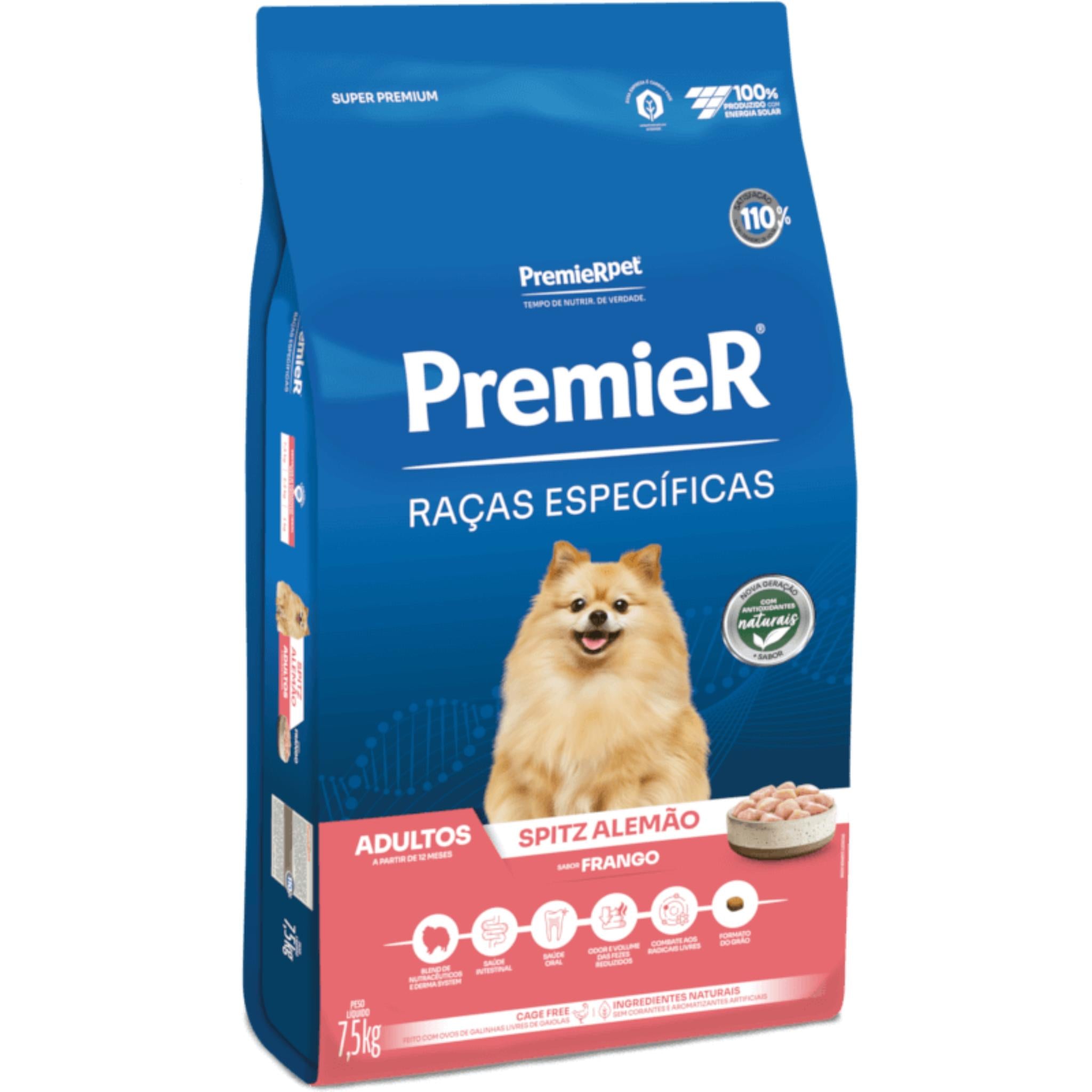 Ração Premier Raça Específica Spitz Alemão Adulto 2,5kg