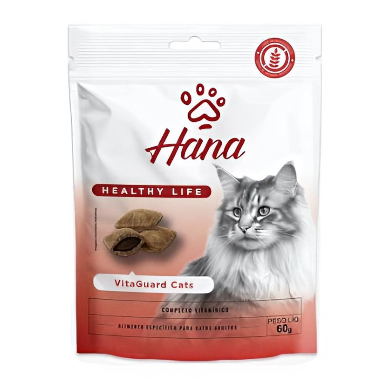 Snacks Hana Healthy Life VitaGuard para Gatos Adultos 60g