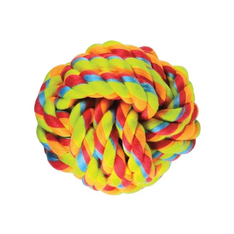 Brinquedo para Cachorro Jambo Bola de Corda Color Pequena