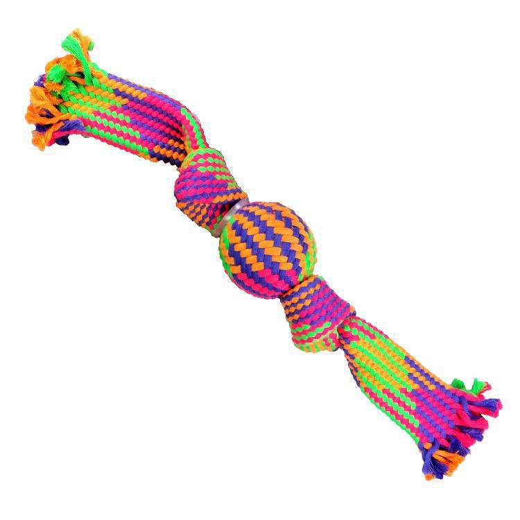 Brinquedo para Cachorro Jambo Corda Colorfull Noh Bola