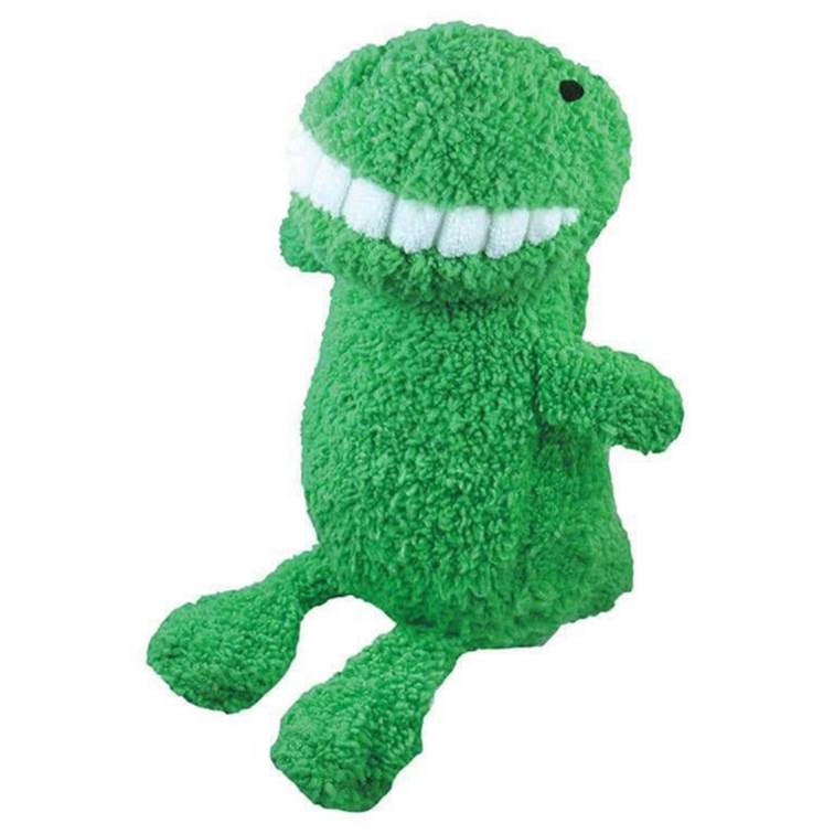 Brinquedo para Cachorro Jambo Mordedor Pelúcia Dentinho Dinossauro