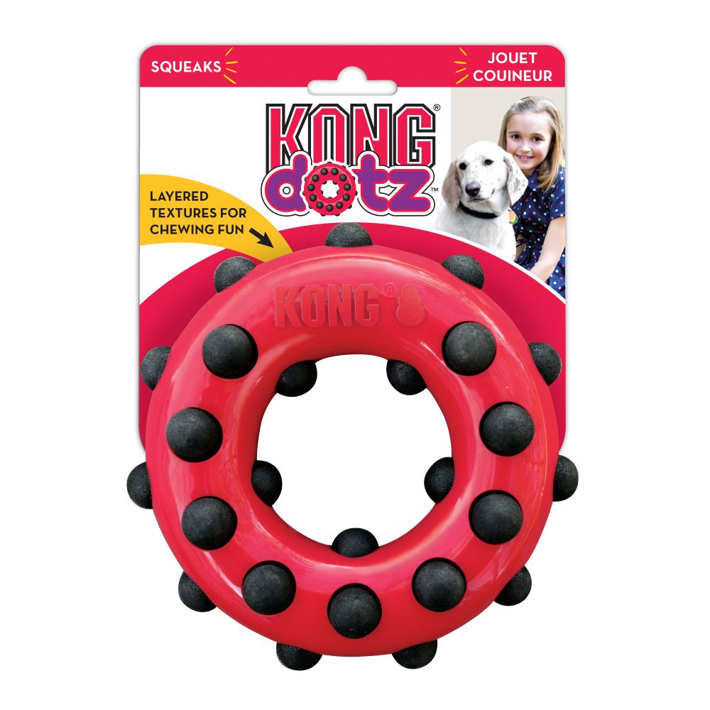 Brinquedo para Cachorro KONG Dotz Circle Pequeno