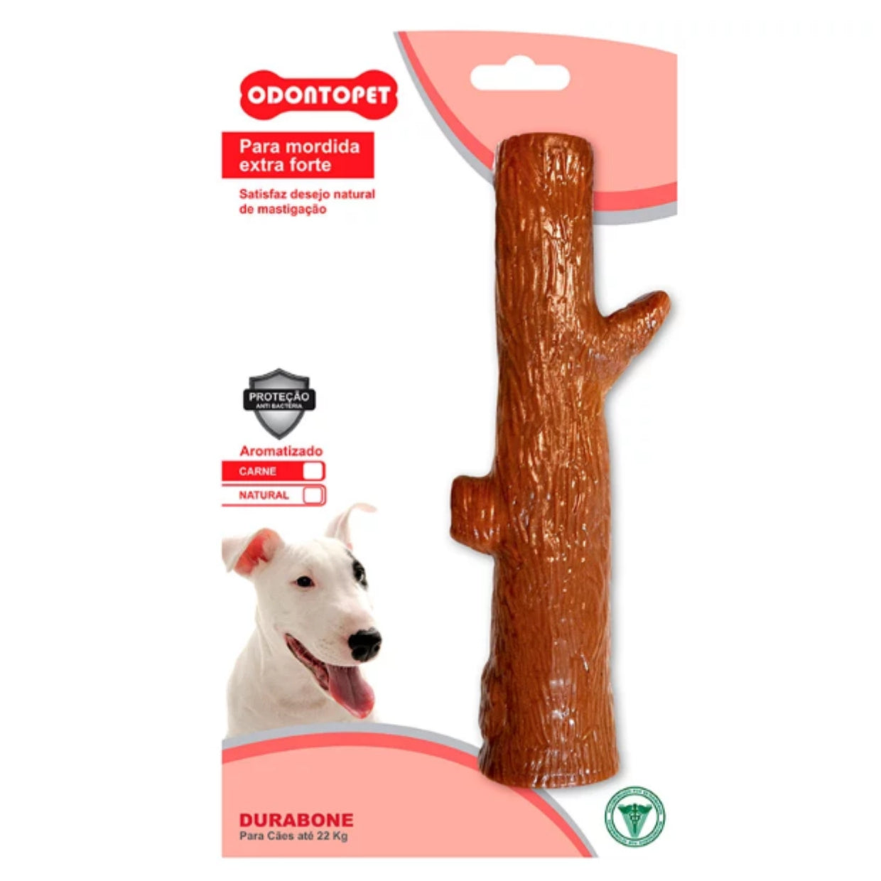 Brinquedo Odontopet Durabone Tronco Carne Cães até 22 Kg