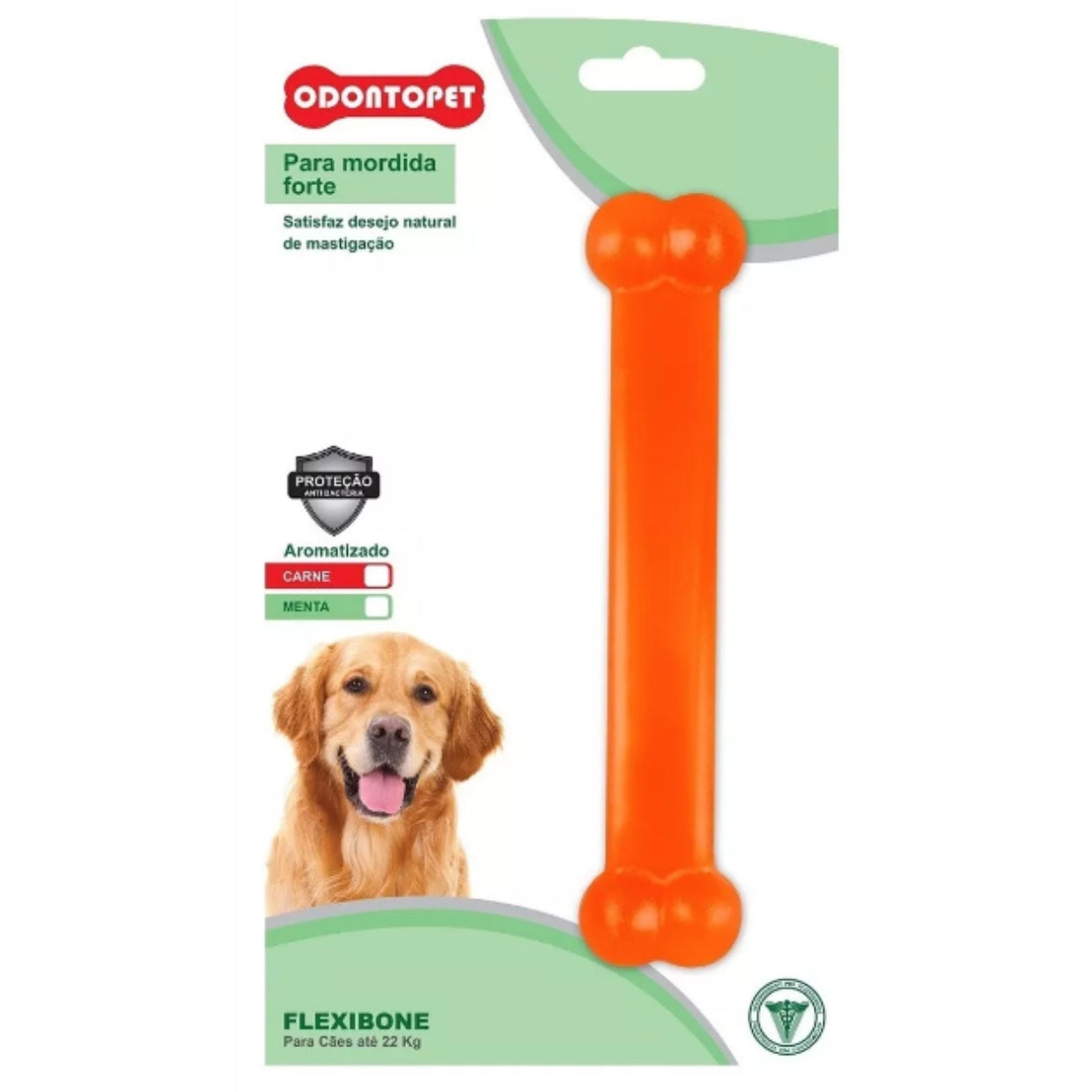 Brinquedo Odontopet Osso Flexibone Cães até 22kg