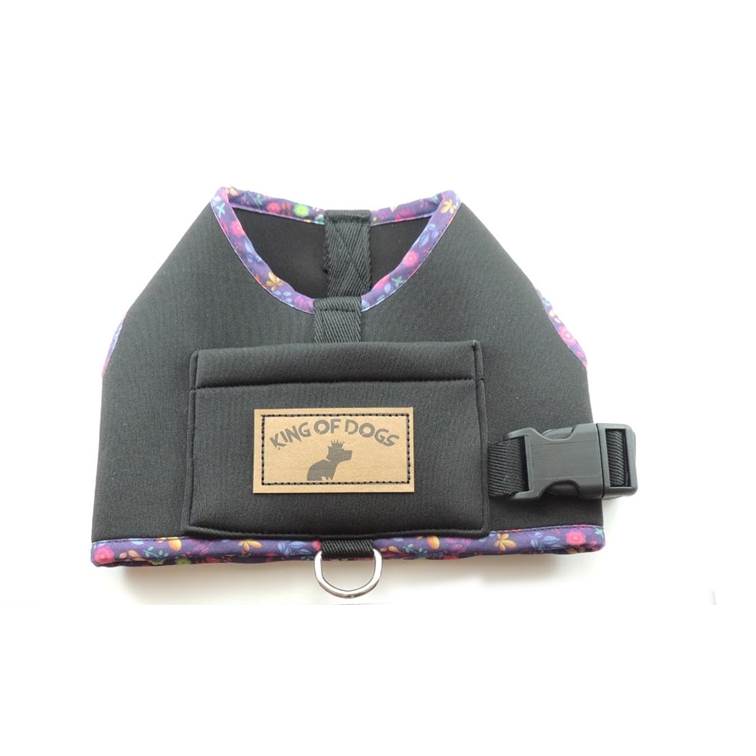 Peitoral Hug King Of Dogs Fantasy Preto P