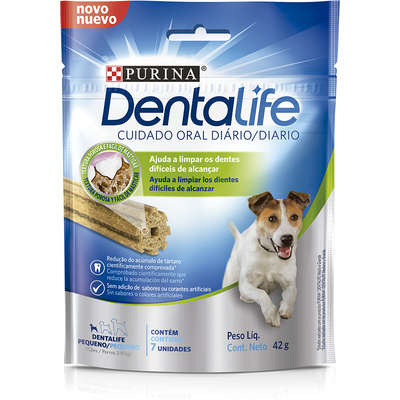 Petisco Dentalife Cachorro Cuidado Bucal Diário P 42g
