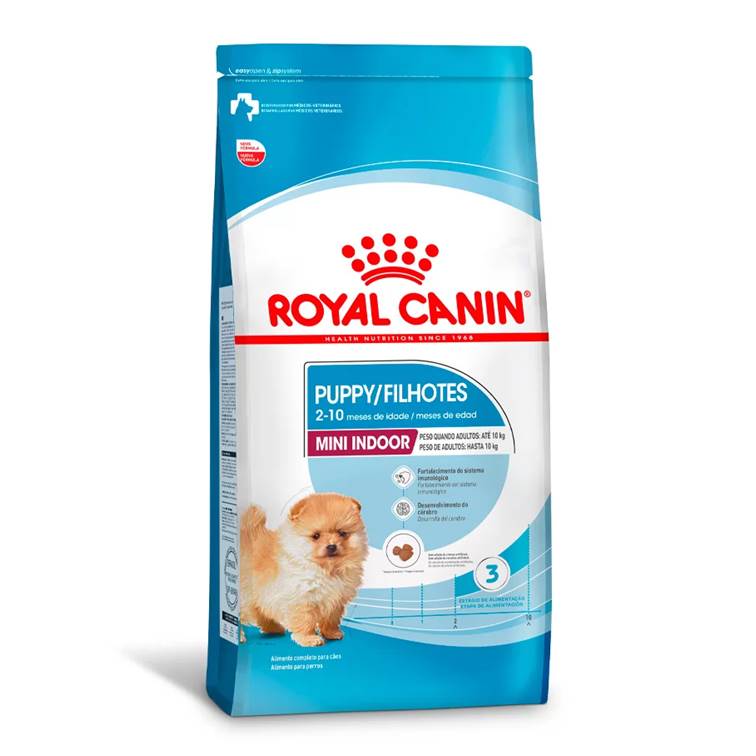 Ração Royal Canin Mini Indoor Junior Cães 2,5kg