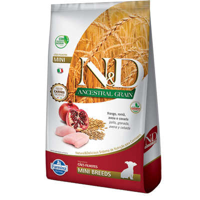 Ração N&D Ancestral Cães Filhotes Mini Frango 800g