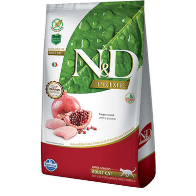 Ração N&D Prime Gatos Adultos Frango 7,5kg
