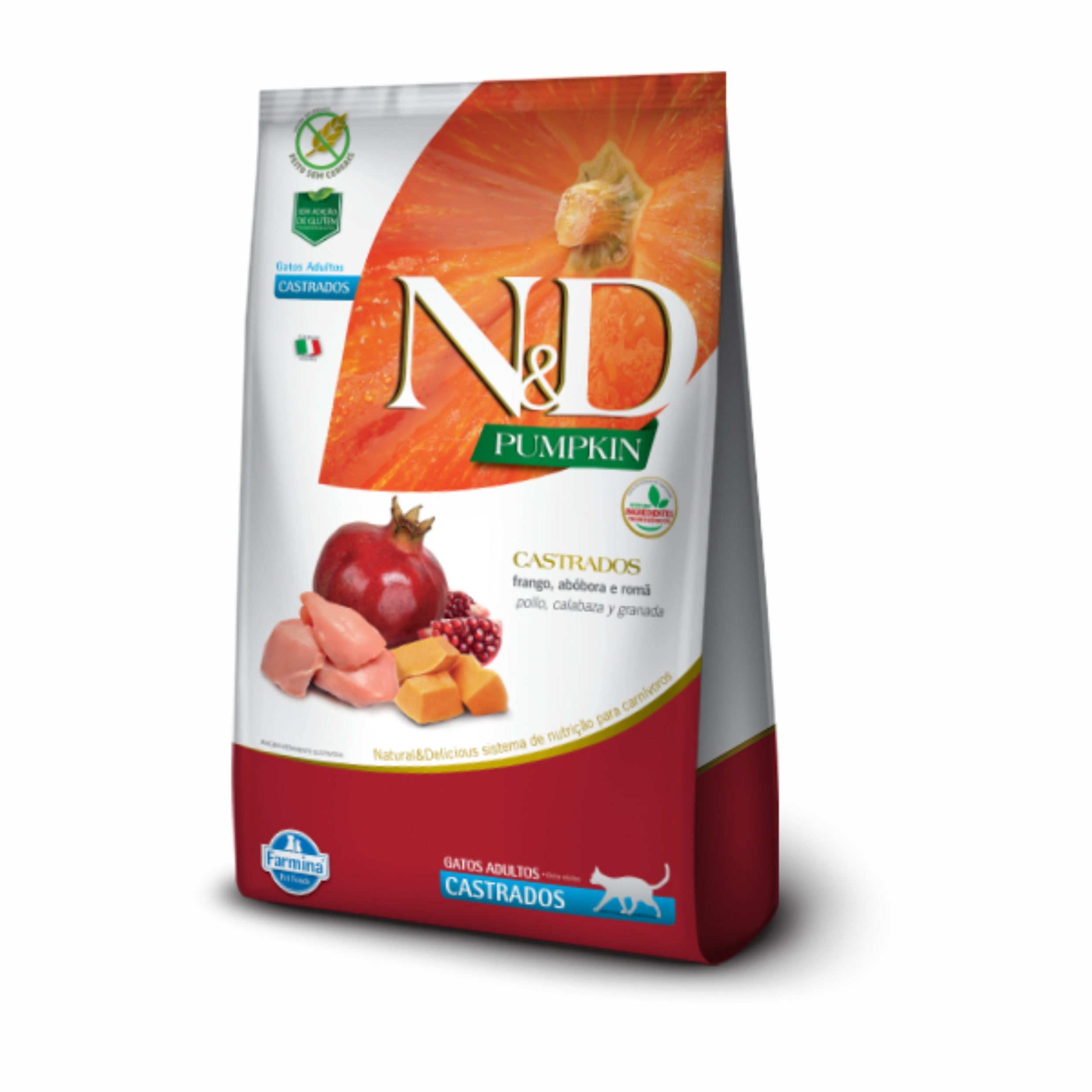 Ração N&D Pumpkin Gatos Castrados Frango 1,5kg