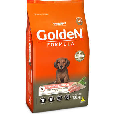 Ração Golden Fórmula Cães Filhotes Mini Bits Frango e Arroz 10,1kg