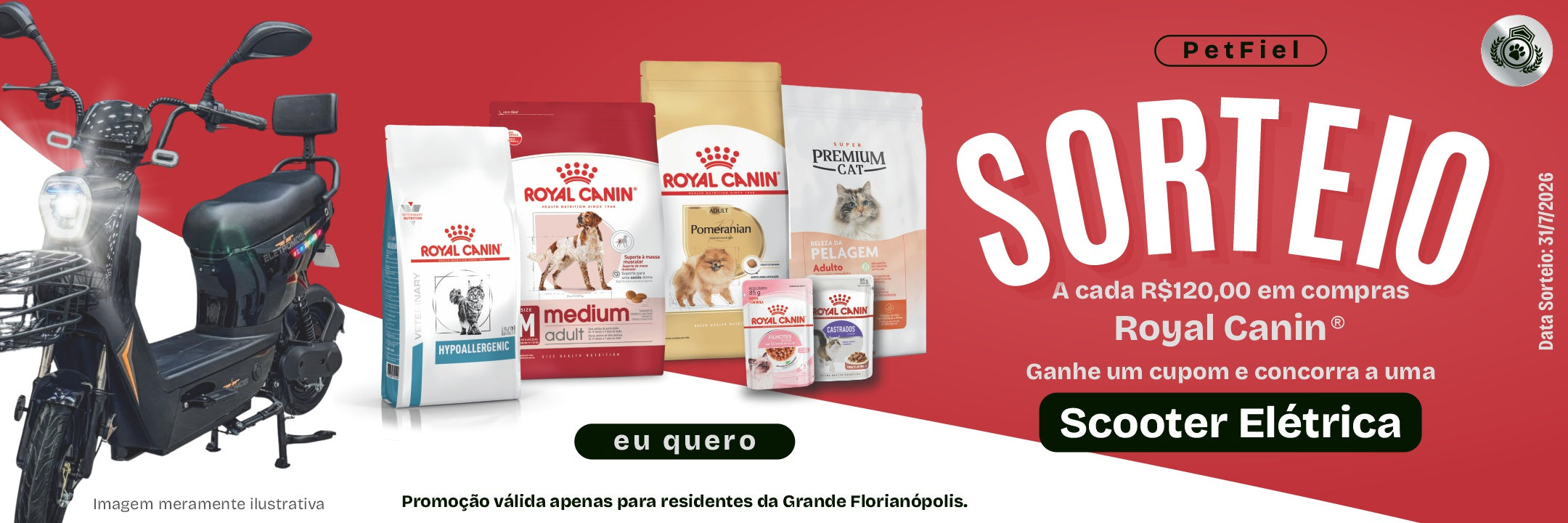 Sorteio Royal Canin