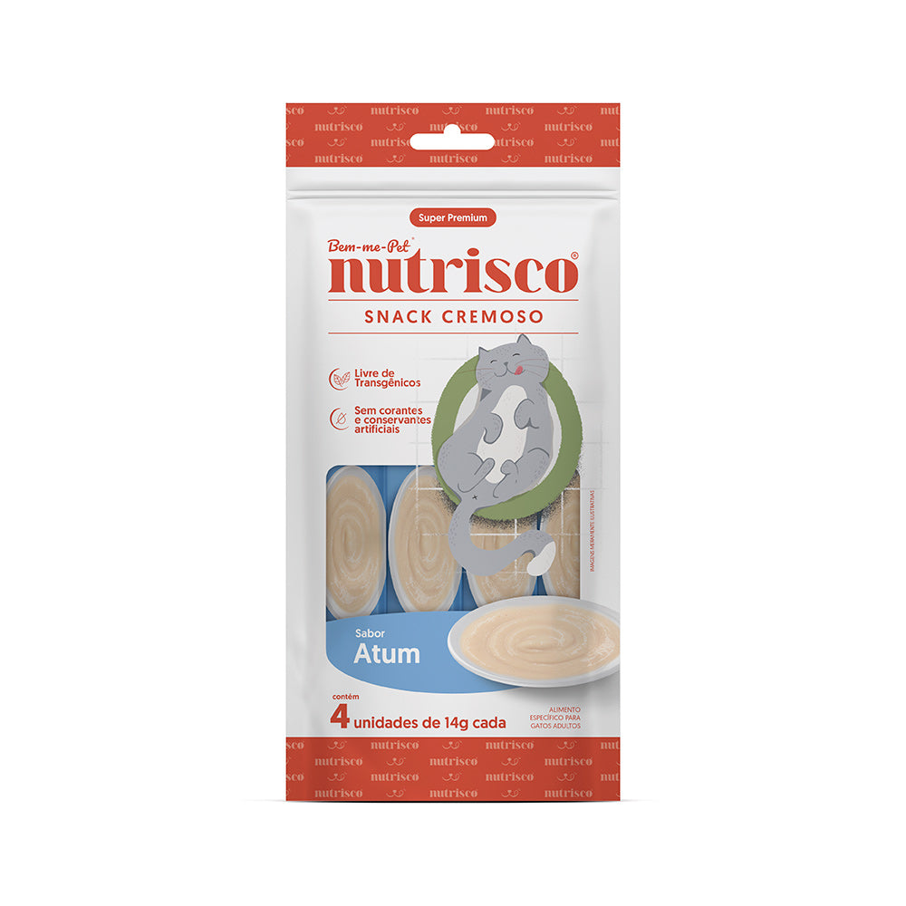 Petisco para Gato Snack Cremoso Nutrisco Atum 56g