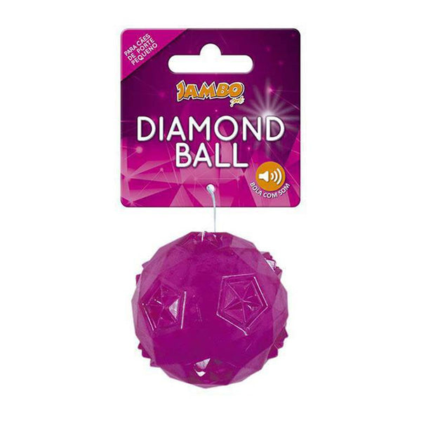 Brinquedo Jambo Bola Diamond Rosa Pequena