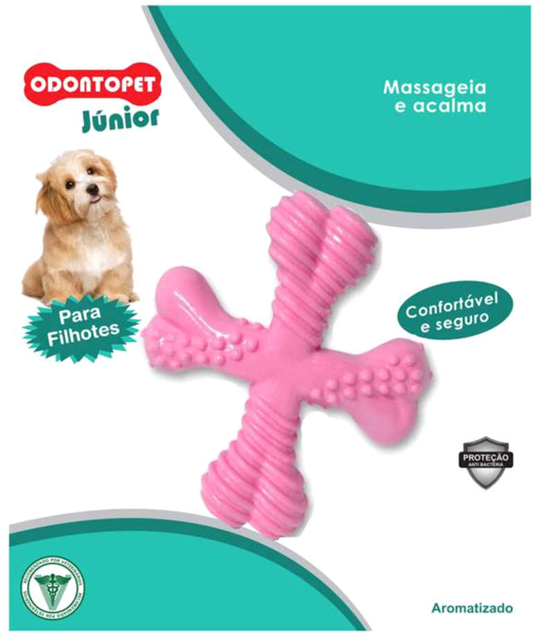 Brinquedo Odontopet Filhotes Spinner Pequeno Rosa