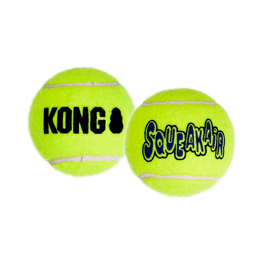 Brinquedo para Cachorro KONG AirDog Squeakair Bola de Tênis Grande