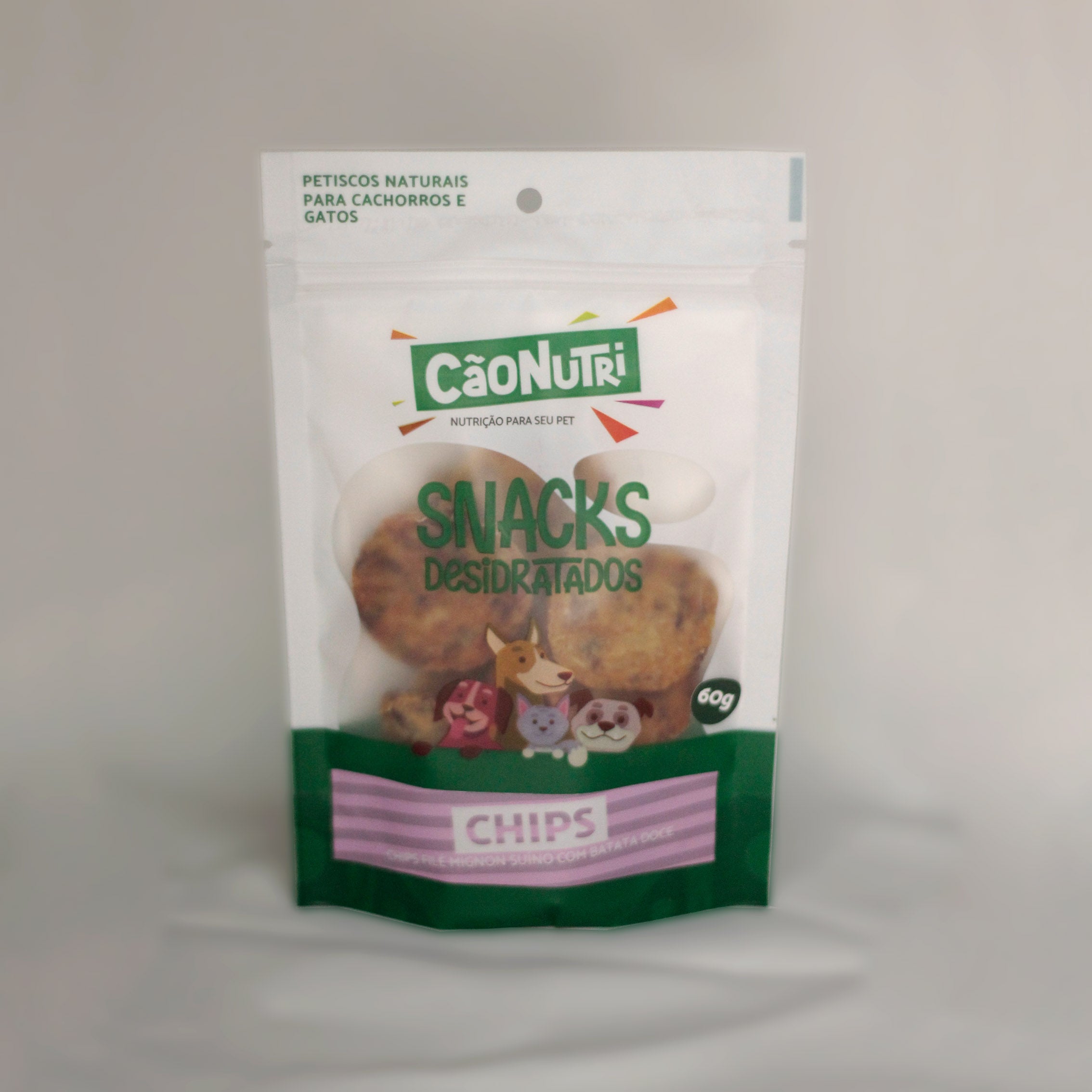 Chips Cão Nutri de Filé Mignon Suíno com Batata Doce 500g